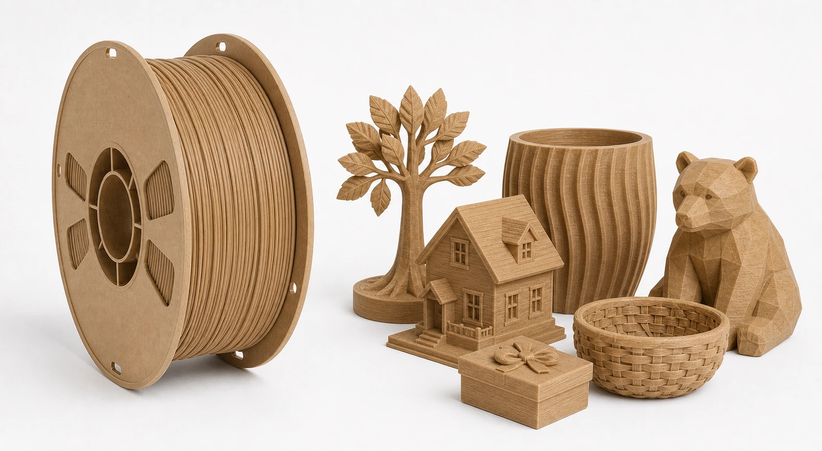 Natural-filled and recycled filament development